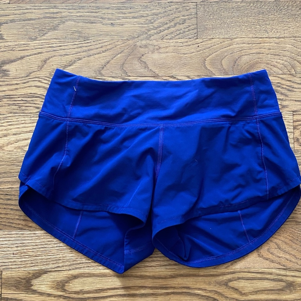 Lululemon Speed Up Short Royal Blue Size 2
